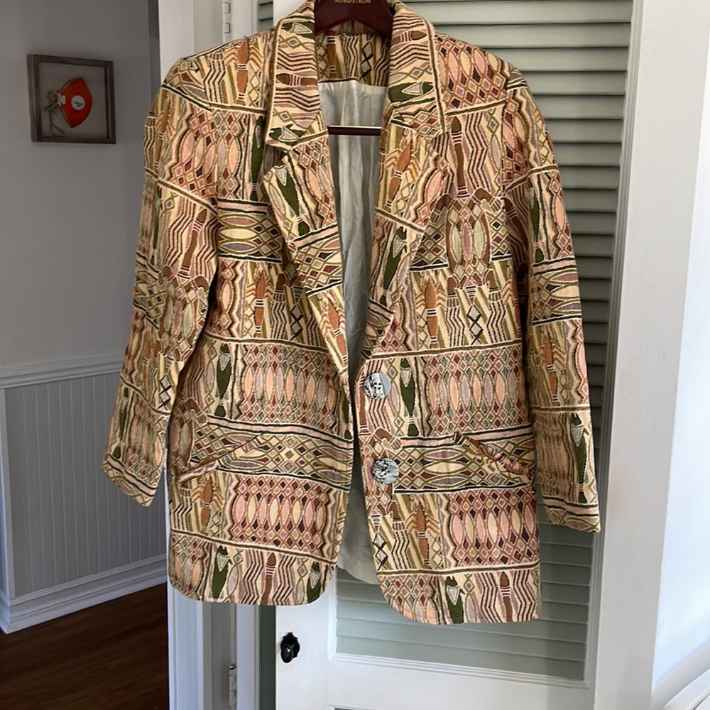 80s Fish Blazer - Picture 3 of 6